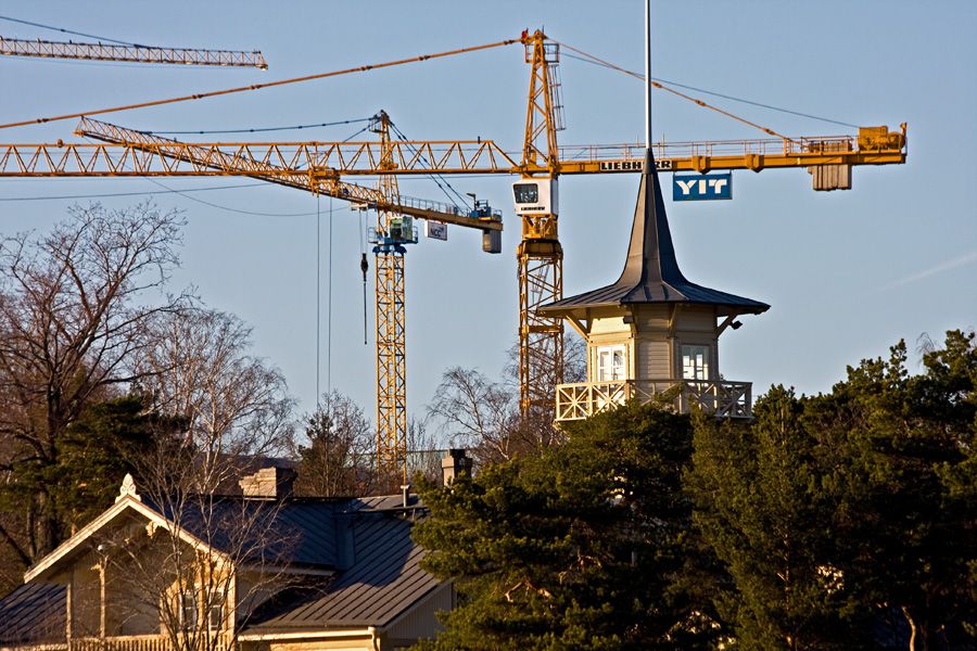 The tower of Kesranta, prime minister's official residence in Meilahti