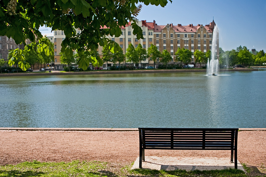 A bench at Tokoinranta