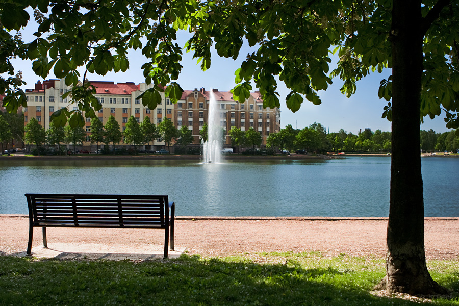 A bench at Tokoinranta