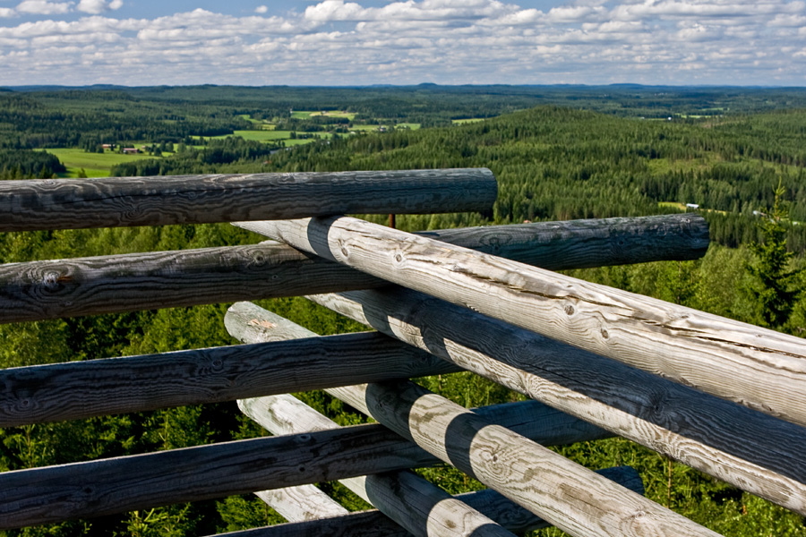 A view from Vislnmki outlook tower to the north
