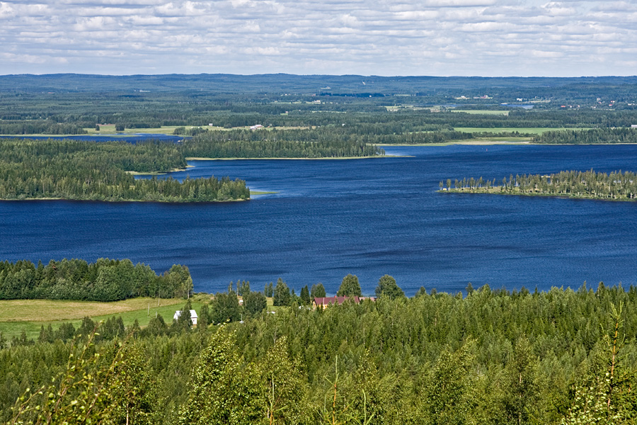 A view from Vislnmki outlook tower towards Paasiselk