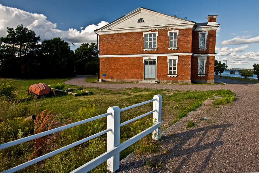 The sauna of the Finnish Naval Academy at Pikku Musta island