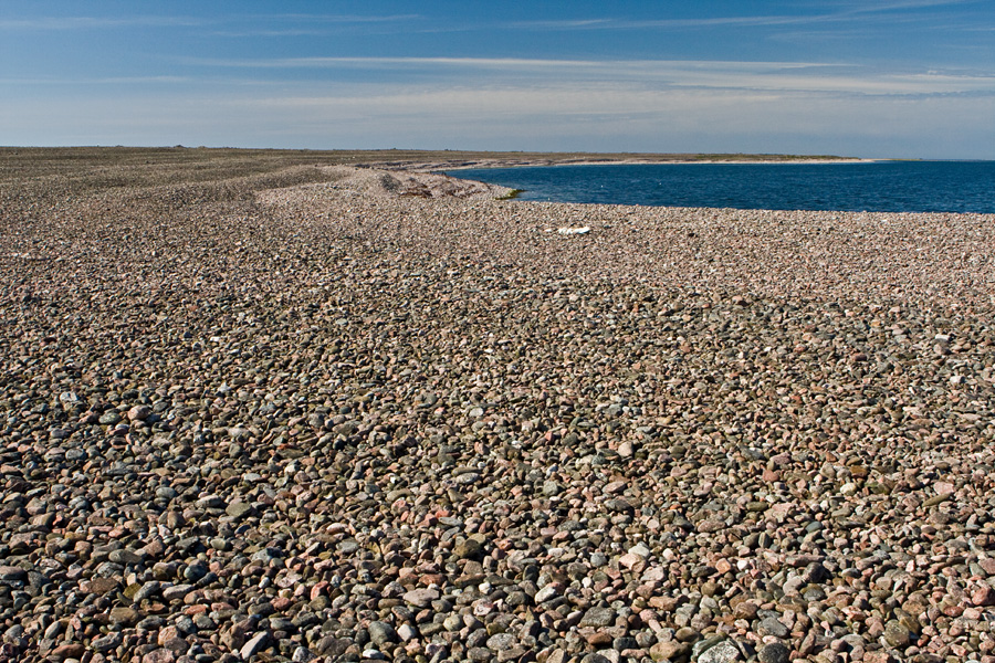 Stone beach at Jurmo