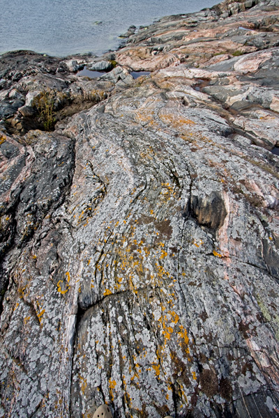 Glacially abradett rock at Moringharu