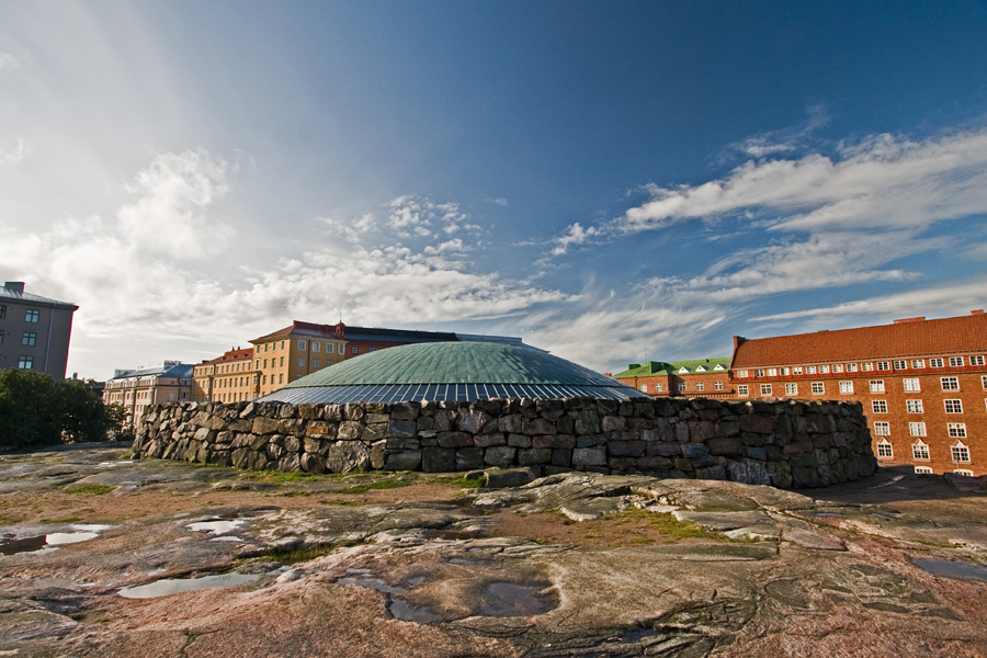 The dome of the Temppeliaukio church