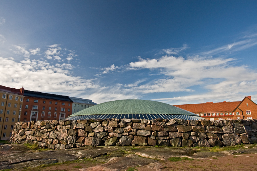 The dome of the Temppeliaukio church