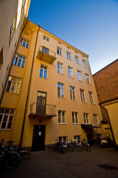 Inner yard at Meritullinkatu 22