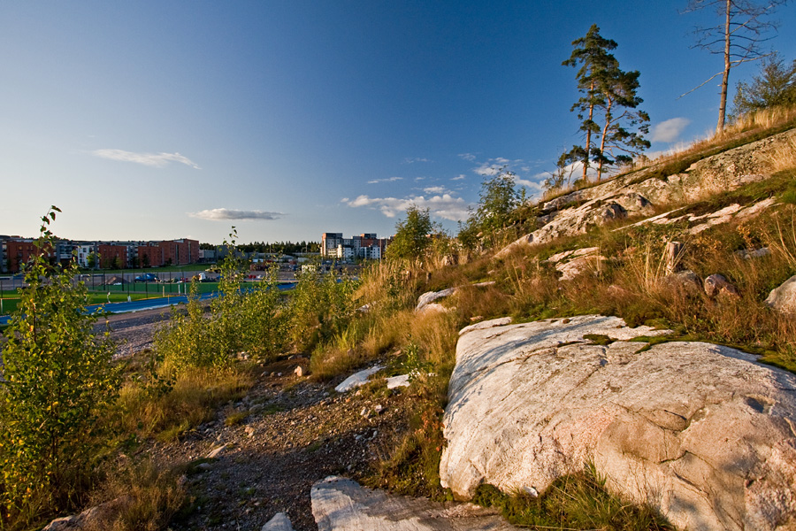 A rocky hill