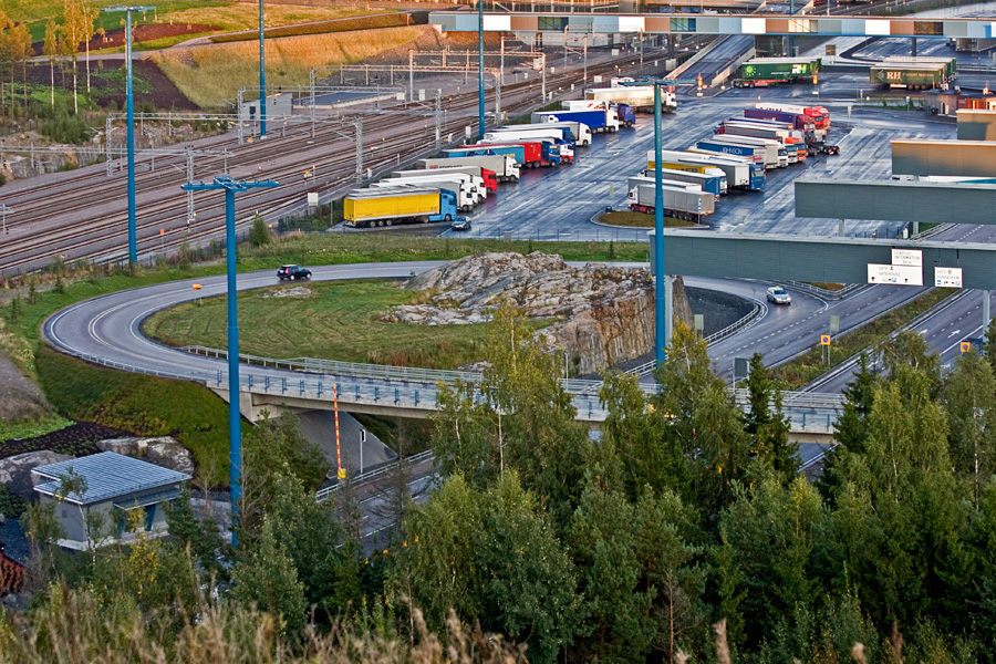 Ramp to Keh III at Vuosaari port