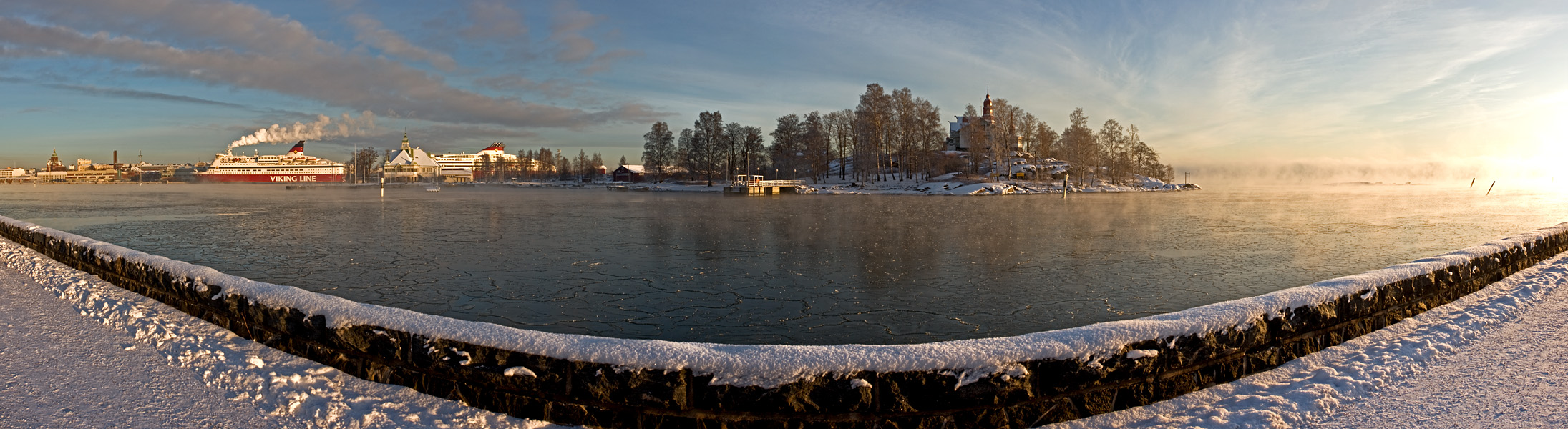 Klippan island and Etelsatama port