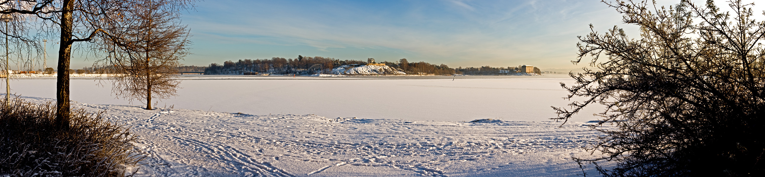 Korkeasaari seen from Tervasaari