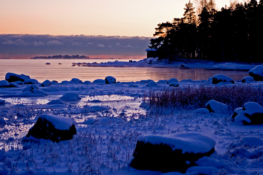 Skatanniemi at winter