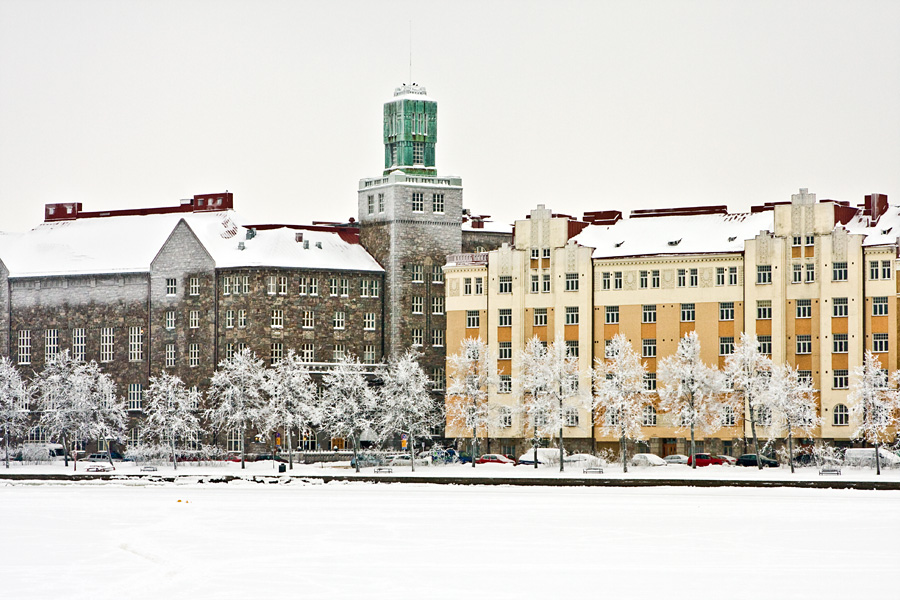 The Helsinki Worker's house, also known as Paasitorni and Sstpankinranta 8 apartment building