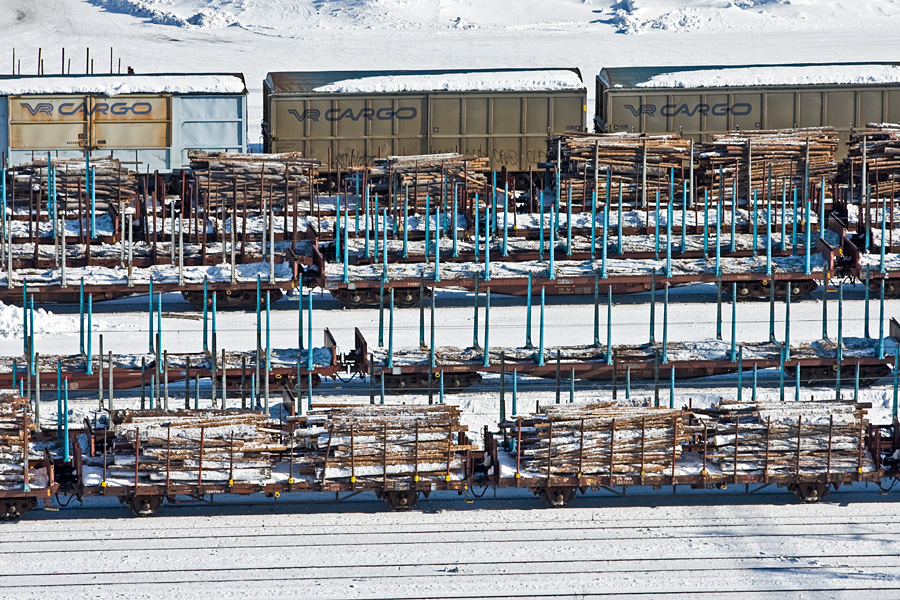 Timber at Kemi railway station