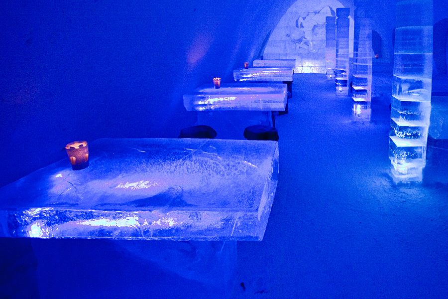 A restaurant at the Kemi Snow Castle