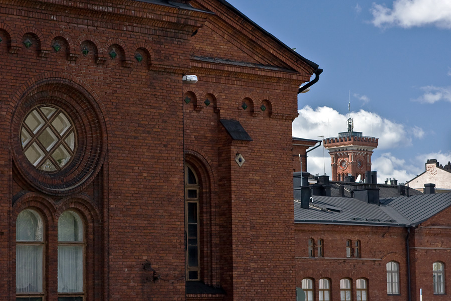 Red brick Kaartinkaupunki district