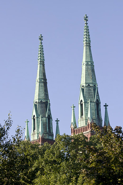 The towers of St. John's church