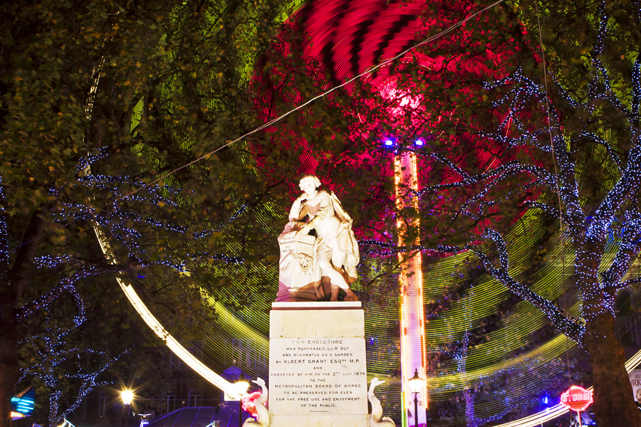 An amusement park at Leicester Square
