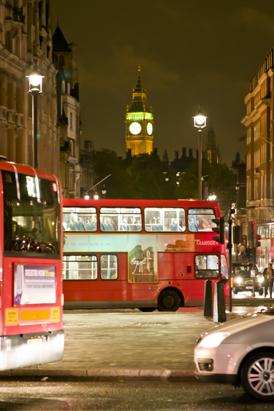 Traffic at Charing cross
