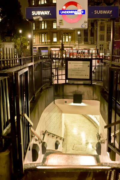 Entrance to the London tube