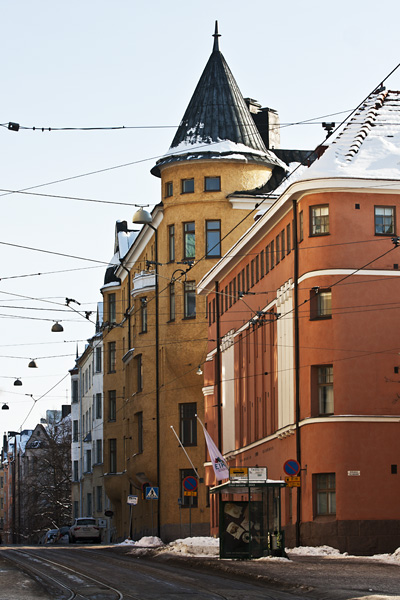 Jugend style at Tehtaankatu