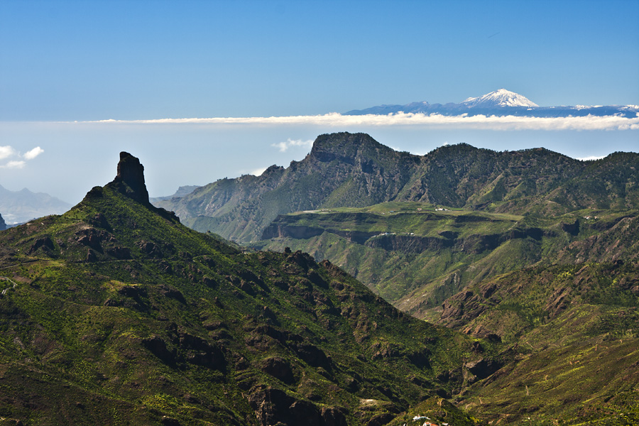 Teide with a rock formation