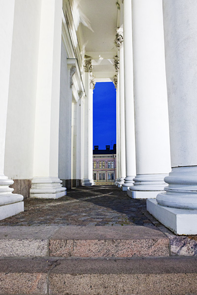 Alley of columns